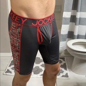 Worn Jockey boxers